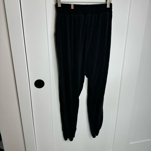Lunya Soft Modal Draped Joggers Black Lounge High Rise Pants Size Small - Picture 5 of 6